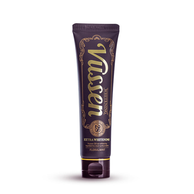 Vussen 28 Extra Whitening Care Toothpaste – Floral Mint | 2.8 oz | Made in Korea