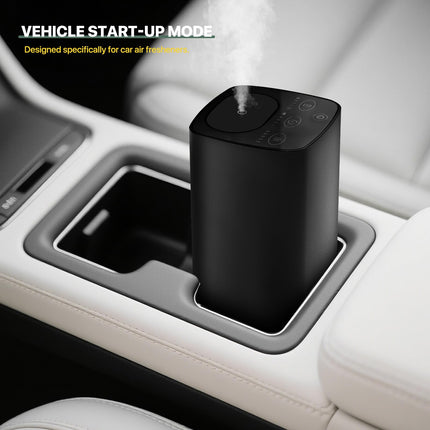 Waterless Car Essential Oil Diffuser – Portable Aromatherapy Nebulizer with Timers