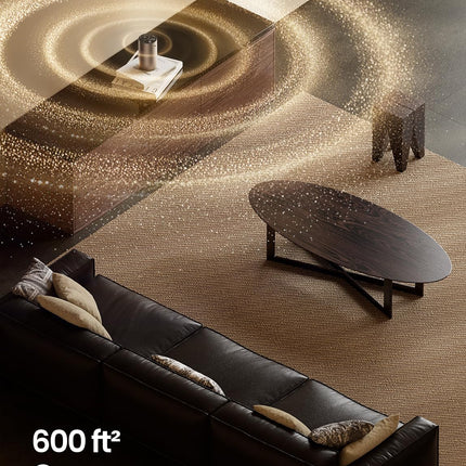 Waterless Essential Oil Diffuser - Desert Titanium, 3 Mist Levels & Rechargeable