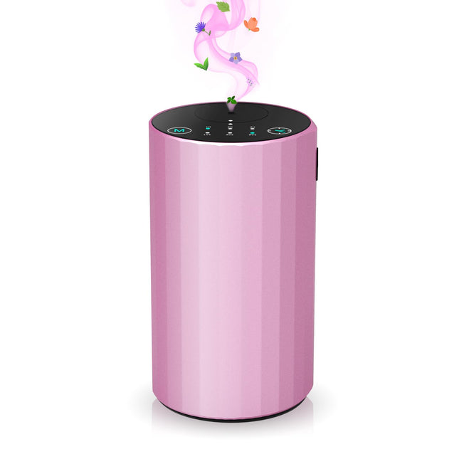 Waterless Essential Oil Diffuser – Portable Aromatherapy (Pink)