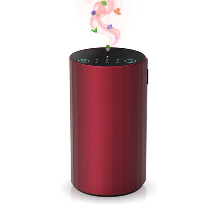 Waterless Essential Oil Diffuser – Red Portable Scent Diffuser for Home & Car