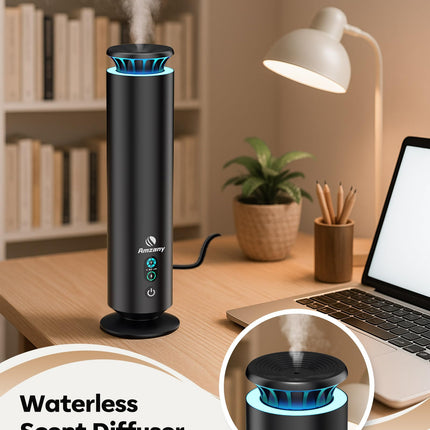 Waterless Scent Diffuser Kit – 7 Light Modes, Remote, 2000 sq ft Coverage | Aromatherapy Diffuser