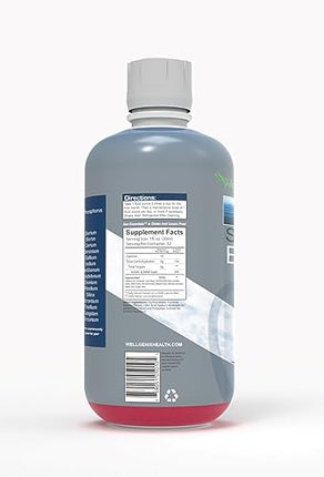 Wellgenix Sea Essentials Liquid Multivitamin with Coral Calcium & Sea Minerals – Sea Berry Flavor (Pack of 2)