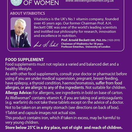 Wellwoman Max Capsules - Pack of 84 | Vitabiotics
