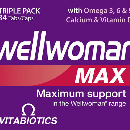Wellwoman Max Capsules - Pack of 84 | Vitabiotics