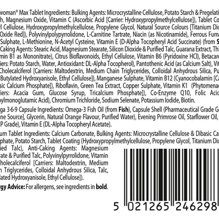 Wellwoman Max Capsules - Pack of 84 | Vitabiotics