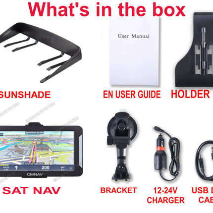 7" CMNAV ADVANCED Camper (256mb RAM)