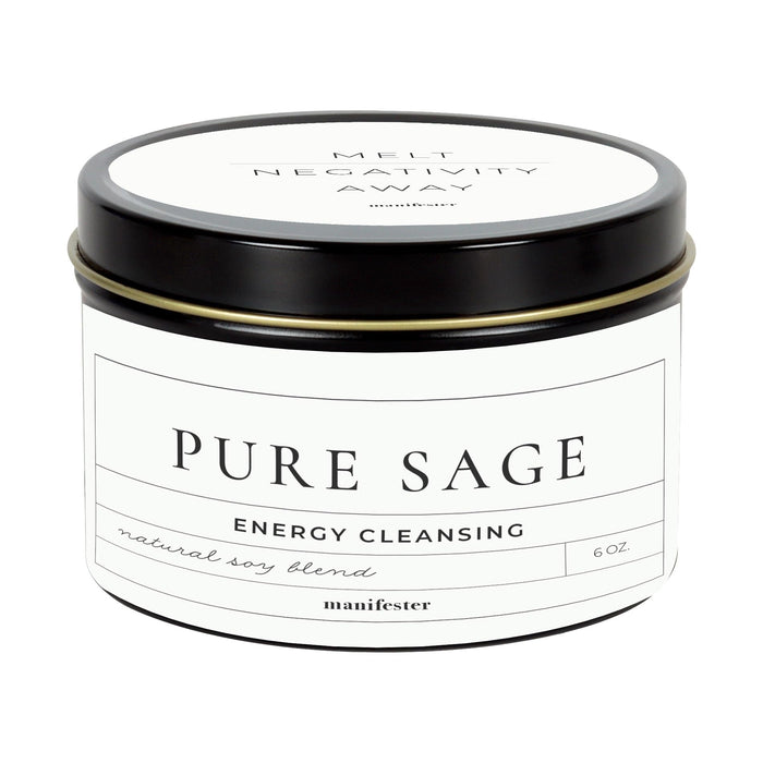 Whole Works Premium Sage Candle for Cleansing – 6oz Natural Soy Wax, Paraben & Phthalate Free