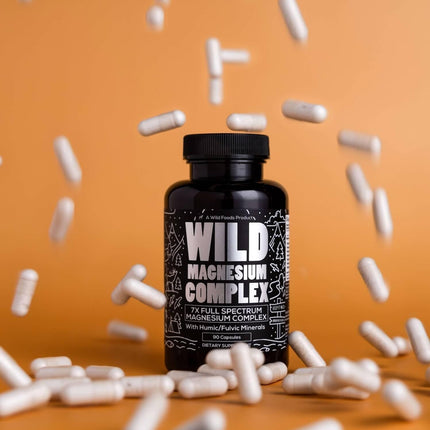 Wild Foods Magnesium Complex – 7 Forms for High Absorption | Pack of 3 (270 capsules)