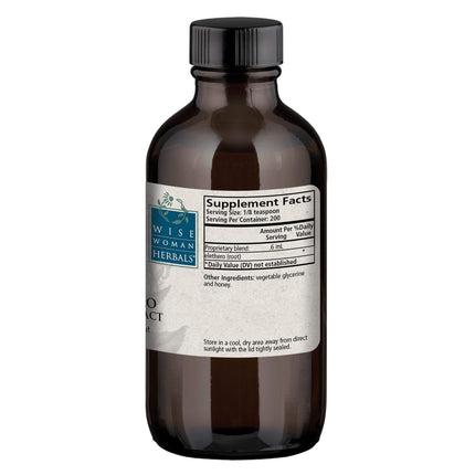 Wise Woman Herbals Eleuthero Root Solid Extract 4:1 – Alcohol-Free Adrenal & Stress Support, Energy & Immunity, 4 Fl Oz