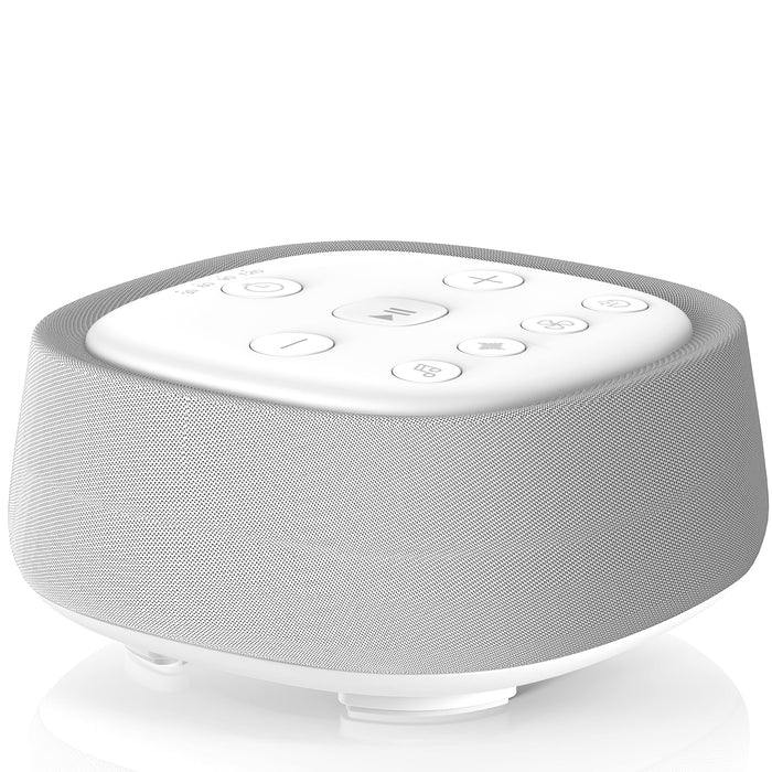 Wobrikosee Rechargeable White Noise Machine – 28 Sounds, 32 Volume Levels, Portable Sleep Aid