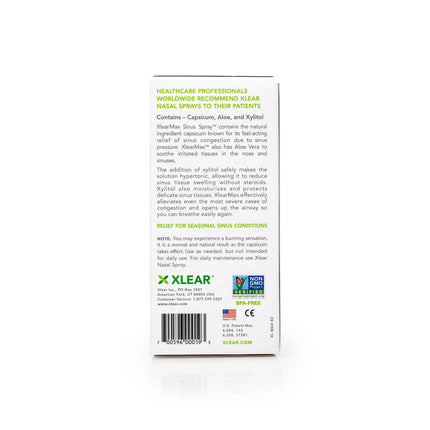 Xlear Natural Xylitol Nasal Spray – Power Trio Bundle (Regular, Rescue & Max) 1.5 fl oz x3