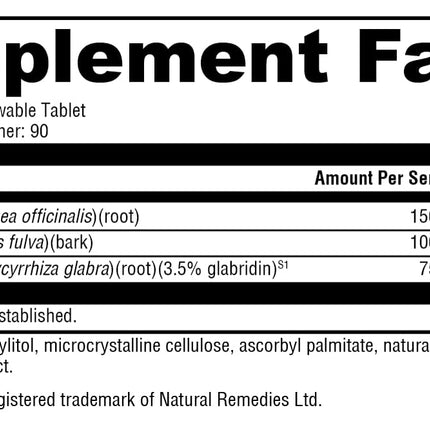 XYMOGEN Gut Health Supplements - GI Soothe Chocolate - Slippery Elm Bark, Licorice Root Extract & Marshmallow Root - Promote GI Lining Health, Mild Bloating Relief & Digestive Comfort (90 Tablets)