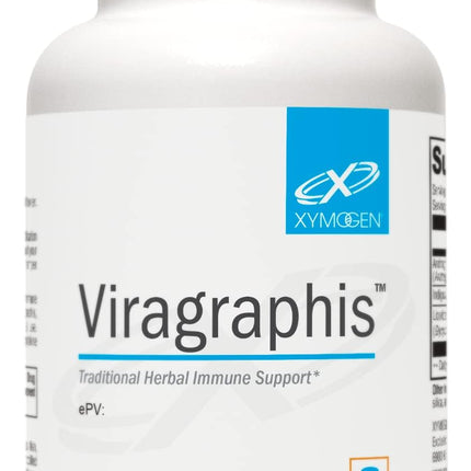 XYMOGEN Viragraphis - Powerful Short-Term Immune Health Support with Andrographis, Licorice Root + Indigowoad - Fast-Acting Cytokine Balance + Immune Support Supplement (60 Capsules)