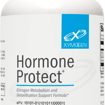 XYMOGEN Hormone Protect - Estrogen Metabolism & Detox Support (DIM + TrueBroc Glucoraphanin, 120 Capsules)