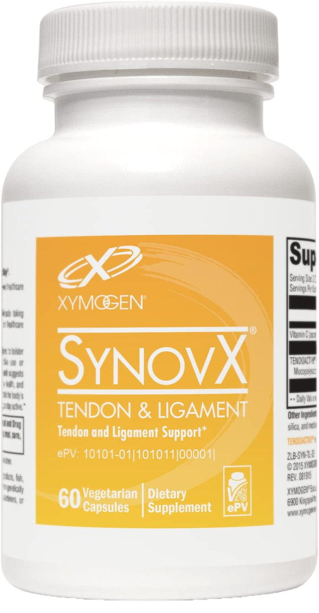XYMOGEN SynovX Tendon & Ligament - Supports Tendon & Ligament Comfort & Self-Repair (60 Capsules)