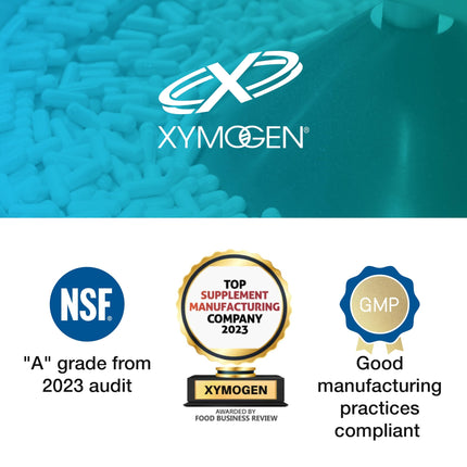 XYMOGEN XymoZyme - Vegan Digestive Enzymes for Gut Health (120 Capsules)