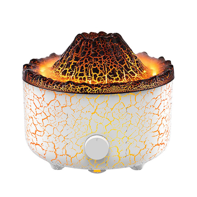 YALEDI Aromatherapy Essential Oil Diffuser 560ml – Volcano Flame Design, Ultrasonic Mist, Auto Shut-Off, Remote