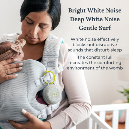 Yogasleep Hushh Portable White Noise Machine for Baby — 3 Soothing Sounds, Compact & USB-Rechargeable