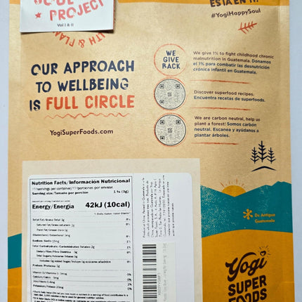 Yogi Super Foods Blue Spirulina Powder – 16oz (1lb) | Plant Protein & Immune Support