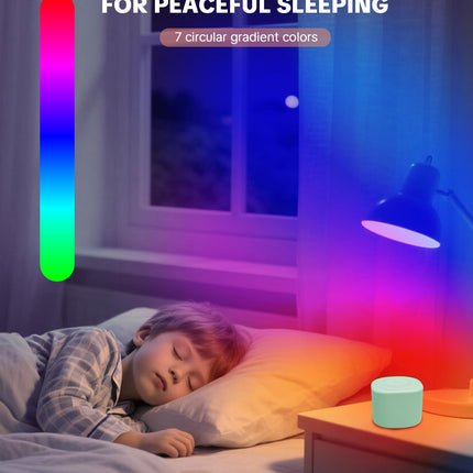 YONSEN Travel White Noise Sound Machine — Portable Sleep Aid with 20 Sounds