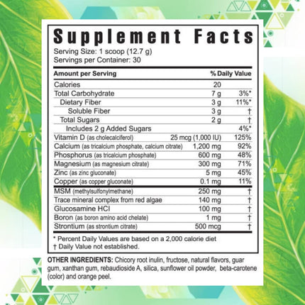 Youngevity Beyond Osteo FX - Tropical Vanilla | Bone Health Multi-Vitamin Powder (6 Canisters)