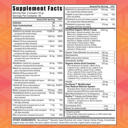 Youngevity Beyond Tangy Tangerine 2.0 Citrus Peach Fusion – Multi-Vitamin & Mineral Complex | 8,000 ORAC