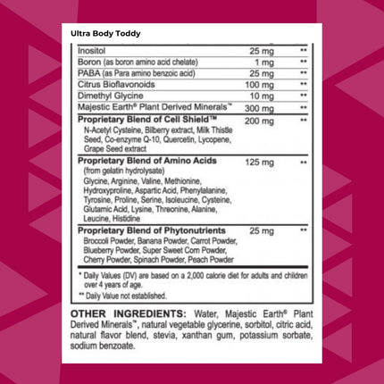 Youngevity Ultra Body Toddy – 100+ Nutrients Mega Multi-Vitamin (32 oz)