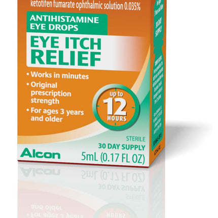 Zaditor Antihistamine Eye Drops, 5 mL — 12-Hour Itch Relief, No Vasoconstrictor
