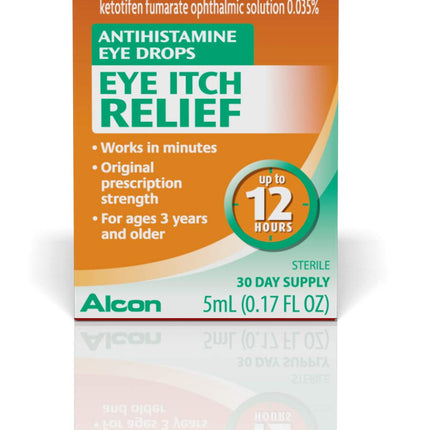 Zaditor Antihistamine Eye Drops, 5 mL — 12-Hour Itch Relief, No Vasoconstrictor