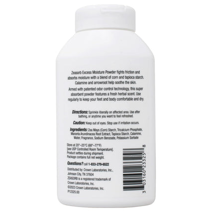 Zeasorb Special Pack: 6 x 2.5 oz Super Absorbent Powder