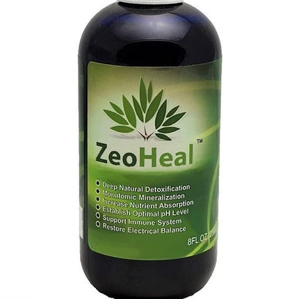 Living Foods USA ZeoHeal - Humic and Fulvic Mineral Supplement 8 Fluid Ounce (3-Pack)