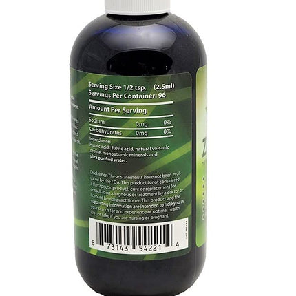 Living Foods USA ZeoHeal - Humic and Fulvic Mineral Supplement 8 Fluid Ounce (3-Pack)