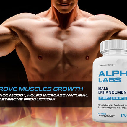 Zonata 2-Pack Alpha Labs Men’s Supplements – Energy & Endurance (120 Tablets)