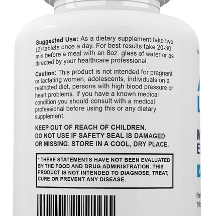 Zonata 2-Pack Alpha Labs Men’s Supplements – Energy & Endurance (120 Tablets)